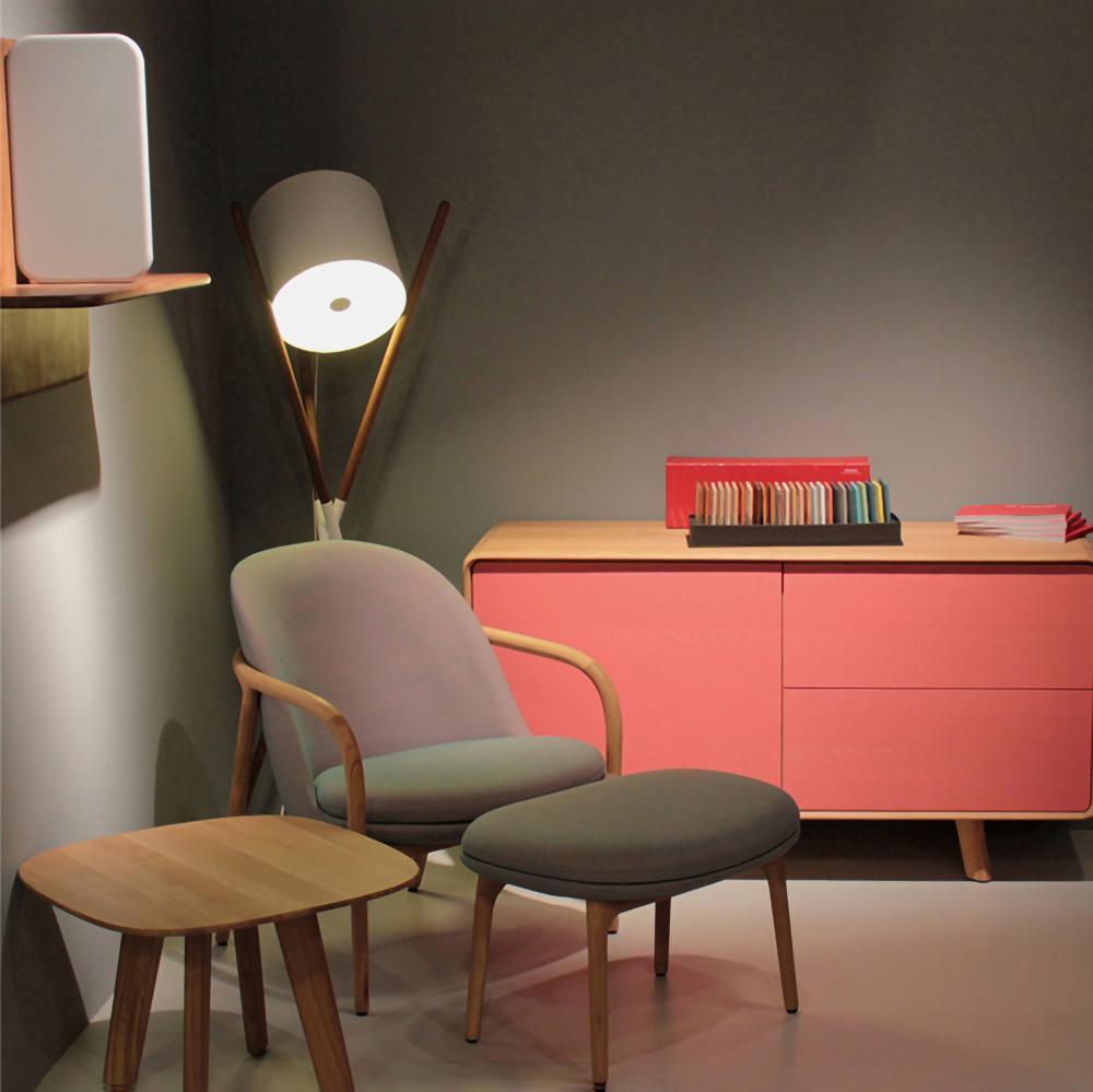 Liveny Contemporary Wood Floor Lamp-Neutral Decor