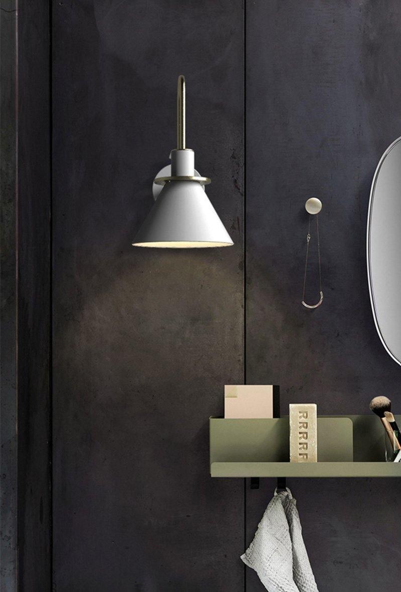Lustra Wall Lamp Black Gold Minimalist-Neutral Decor