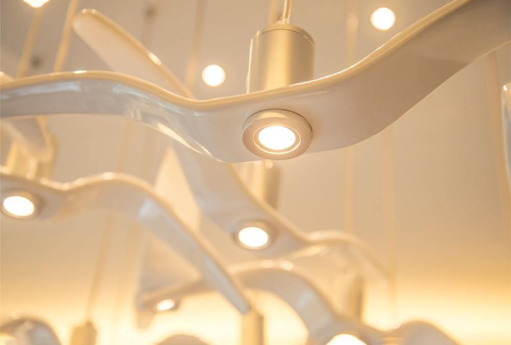 Ivoren Pendant Lamp Bird Wings for Living Room-Neutral Decor