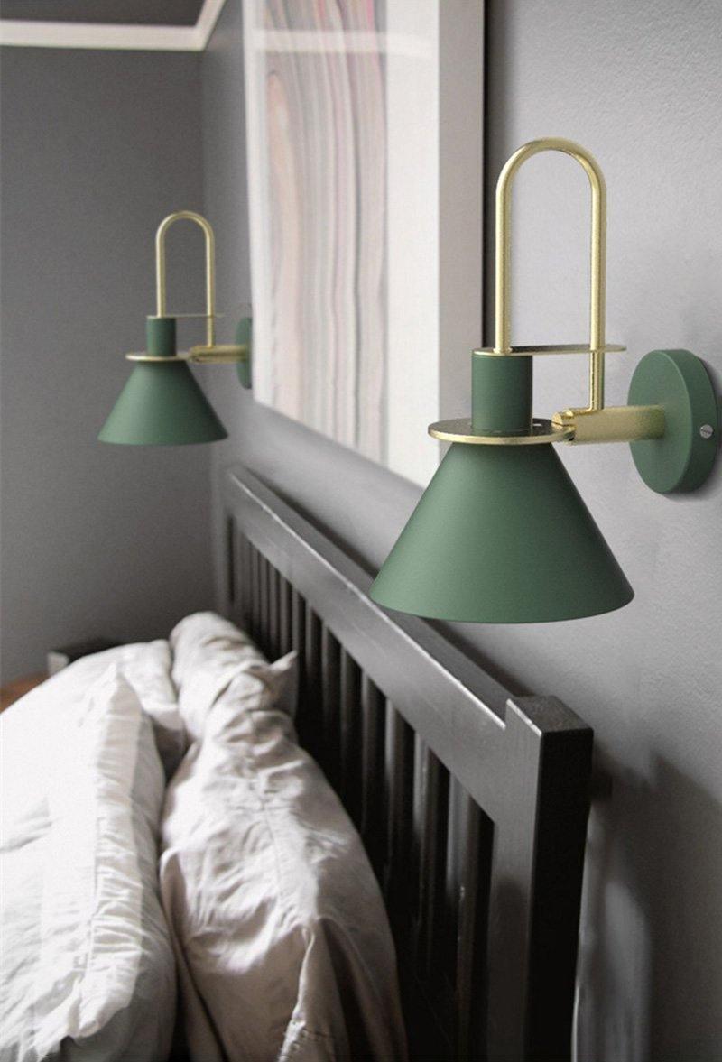 Lustra Wall Lamp Black Gold Minimalist-Neutral Decor