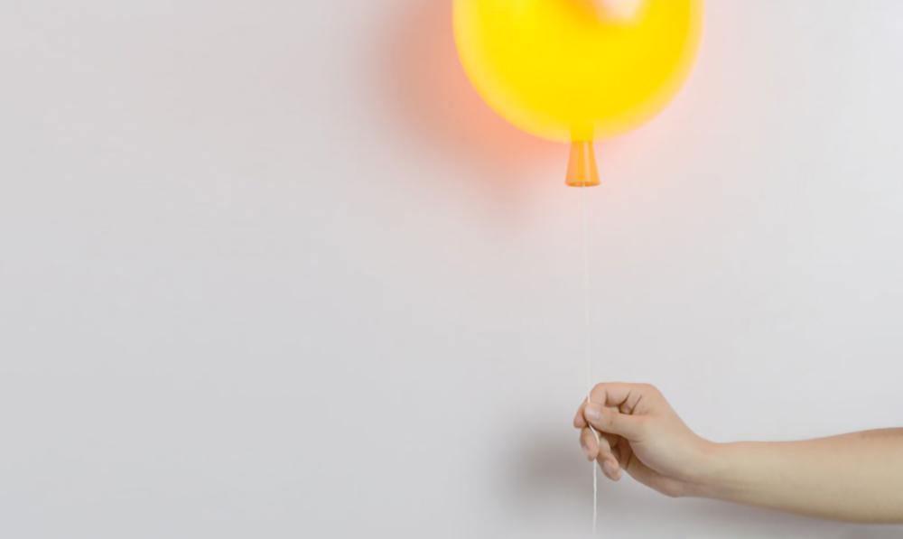 Kiri Cheerful Balloon Dream Plastic Wall Light-Neutral Decor