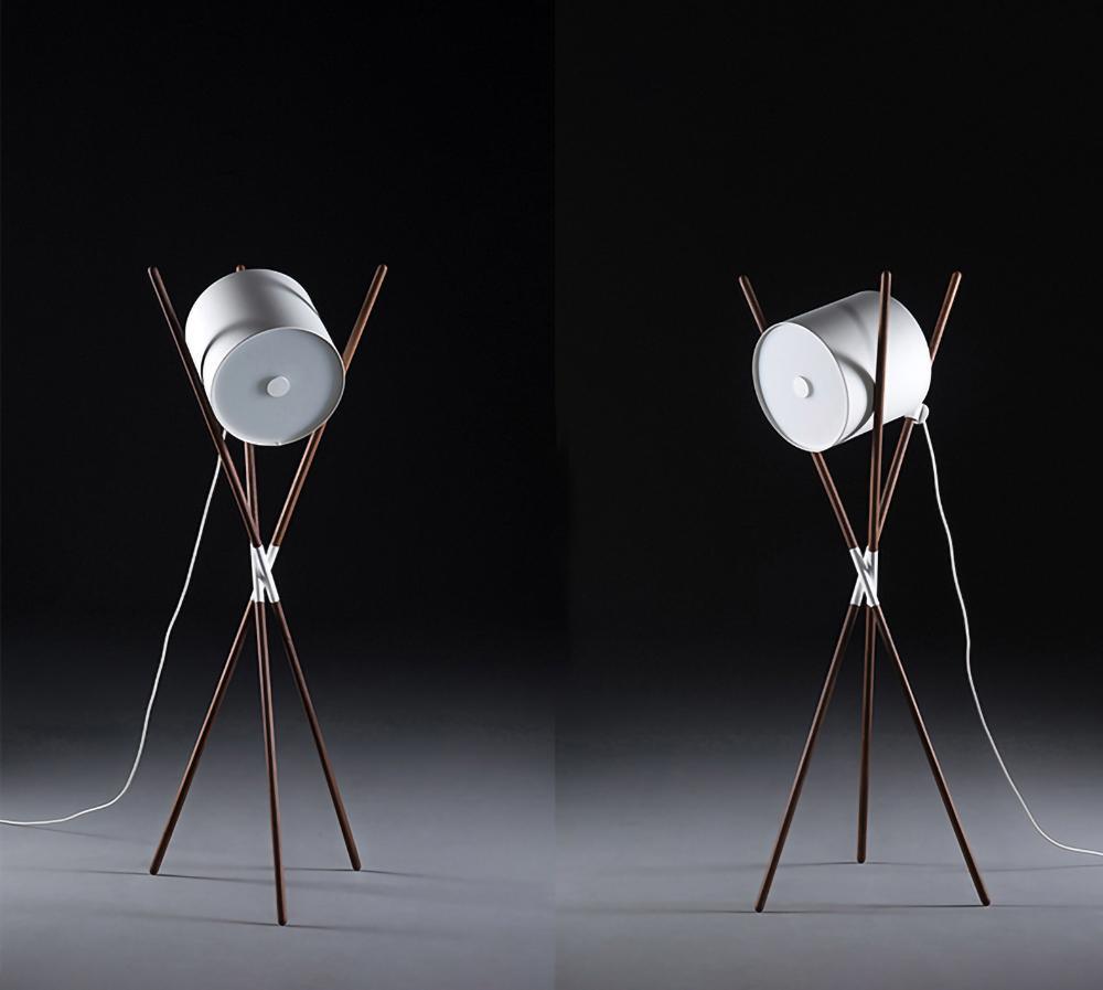 Liveny Contemporary Wood Floor Lamp-Neutral Decor