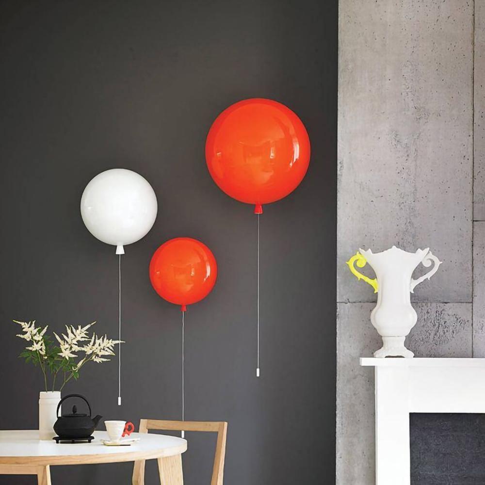 Kiri Cheerful Balloon Dream Plastic Wall Light-Neutral Decor