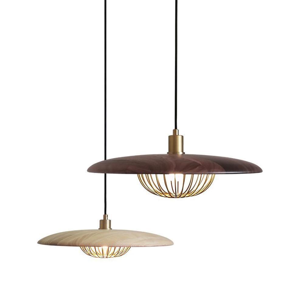 Fyrel Wood Retro Vintage Pendant Lamp-Neutral Decor