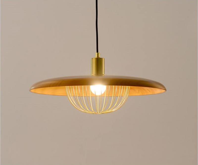 Fyrel Wood Retro Vintage Pendant Lamp-Neutral Decor