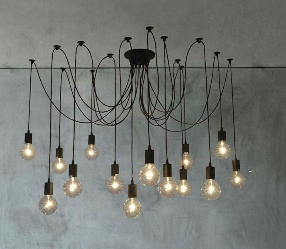 Tirixon Chandelier Spider Cable Industrial-Neutral Decor