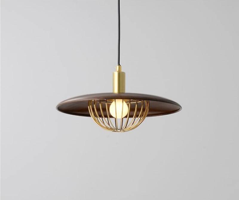 Fyrel Wood Retro Vintage Pendant Lamp-Neutral Decor