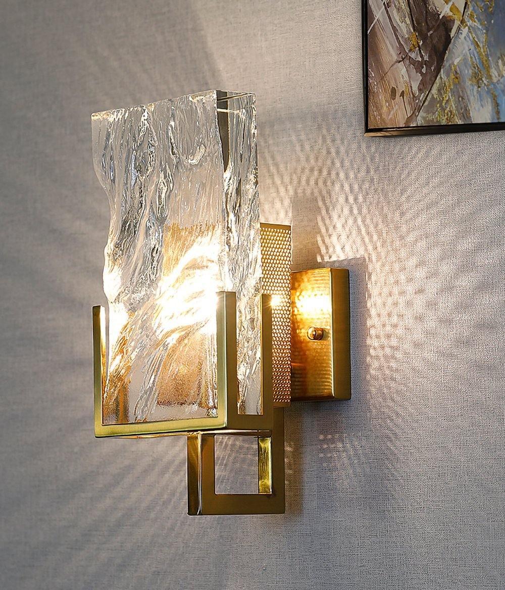 Ivenen Art Elegance Unique Ice Crystal Wall Lamp-Neutral Decor