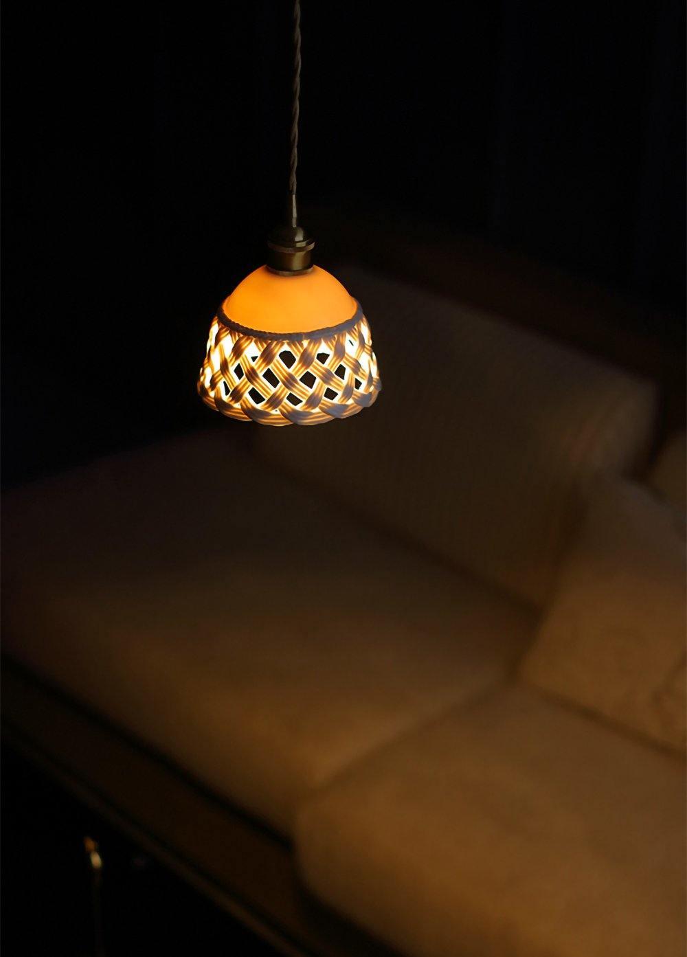 Dominex Ceramic Cozy Pendant Lamp-Neutral Decor