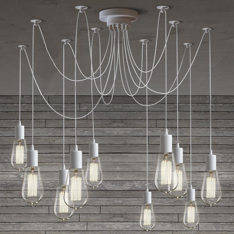 Tirixon Chandelier Spider Cable Industrial-Neutral Decor
