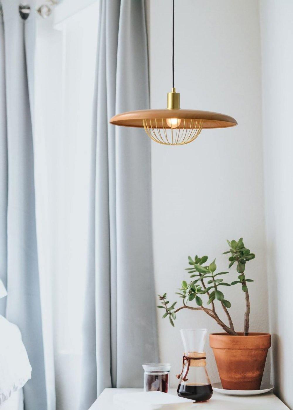 Fyrel Wood Retro Vintage Pendant Lamp-Neutral Decor