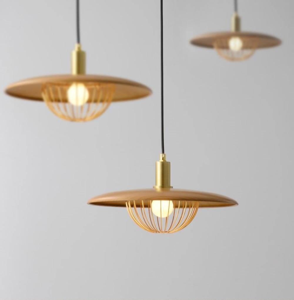 Fyrel Wood Retro Vintage Pendant Lamp-Neutral Decor
