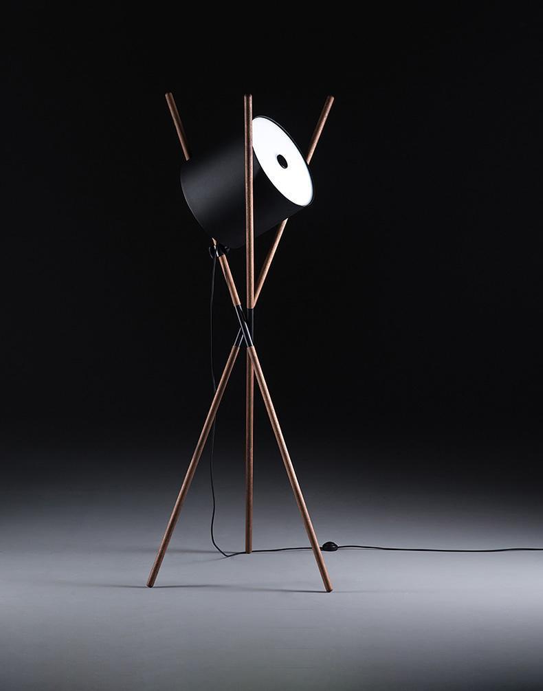 Liveny Contemporary Wood Floor Lamp-Neutral Decor