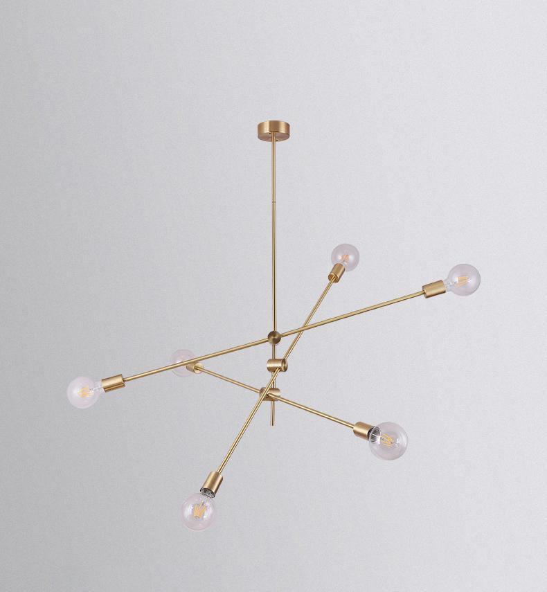 Edward Modern Chandelier-Neutral Decor