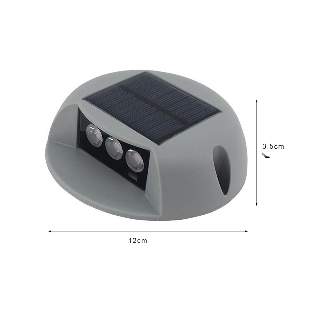 Nige Solar Decoration Glass Outdoor Wall Lamp
