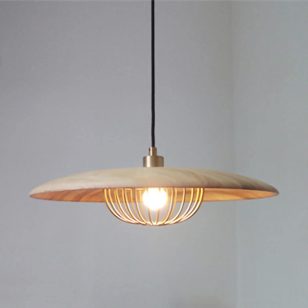 Fyrel Wood Retro Vintage Pendant Lamp-Neutral Decor
