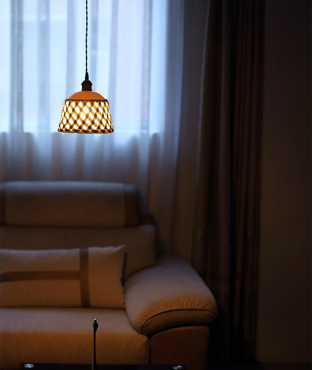 Dominex Ceramic Cozy Pendant Lamp-Neutral Decor