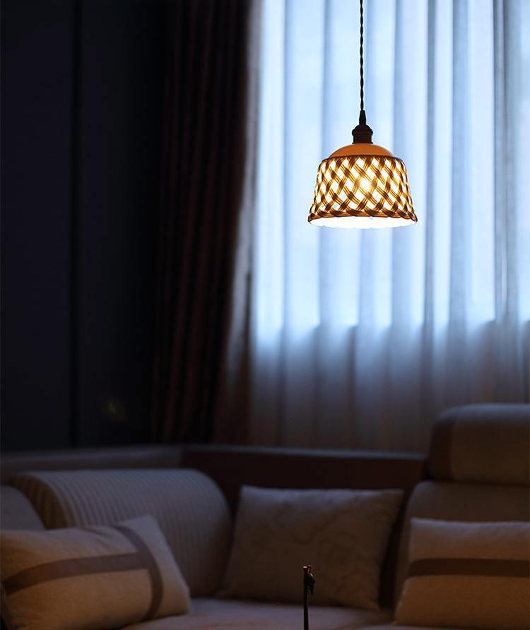 Dominex Ceramic Cozy Pendant Lamp-Neutral Decor