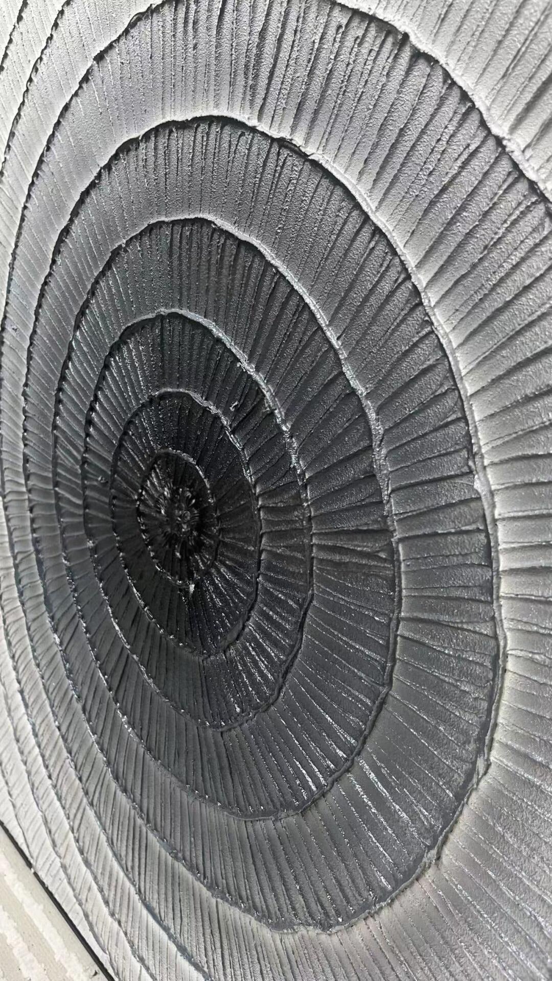 Wall Art Square 3D Concentric Circle - Neutralighting