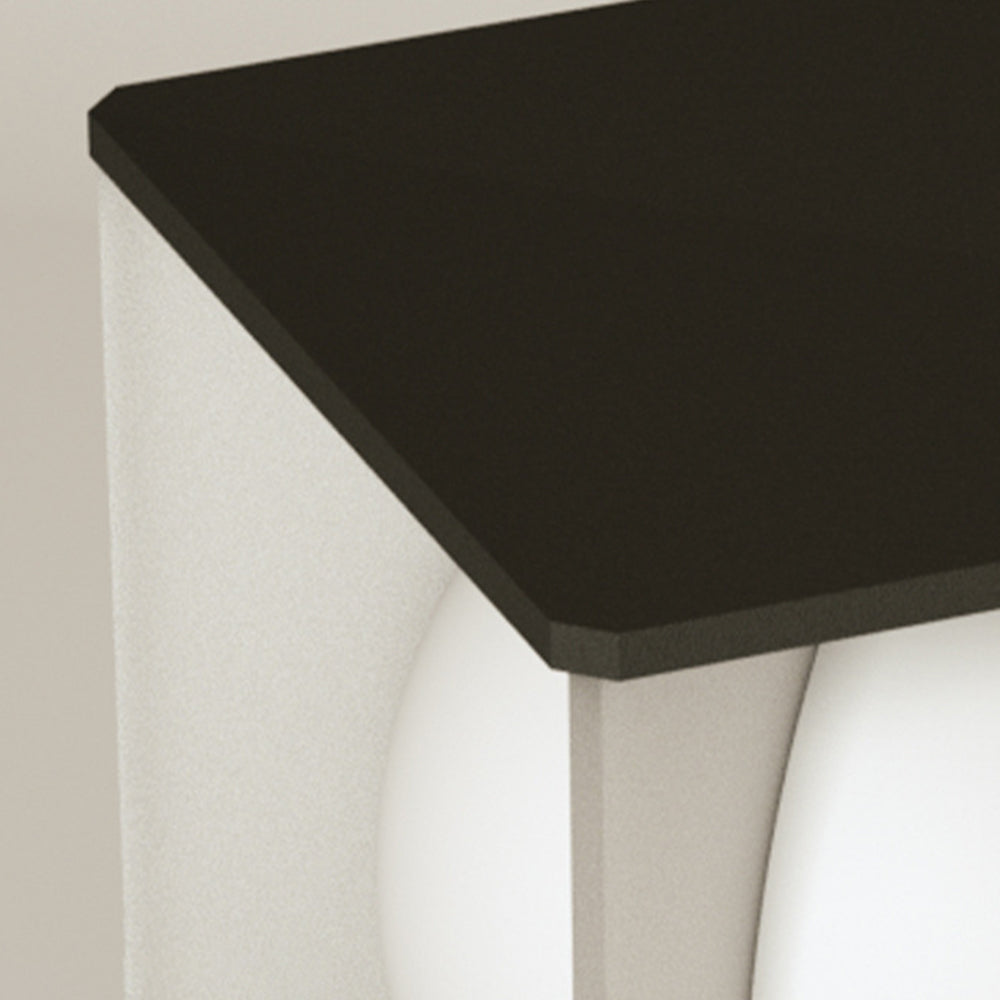 Ray Modern Moon Outdoor Pier-Mount Pillar Light - Neutral Decor