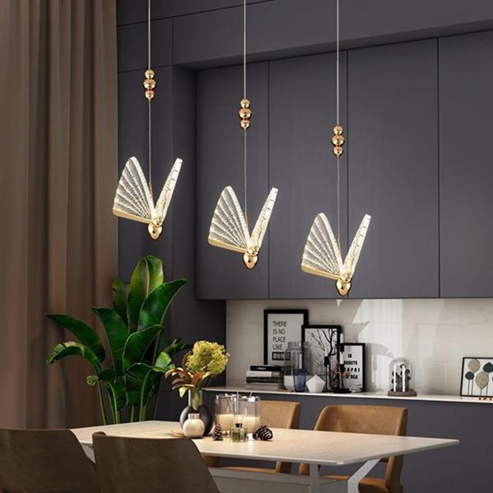Modern Butterfly Chandelier Table & Floor Lamp, 4 Styles - Neutral Decor