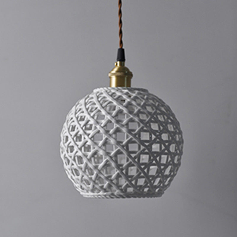 Valentina Modern LED Pendant Light Metal Blue White Bedroom/Kitchen - Neutral Decor