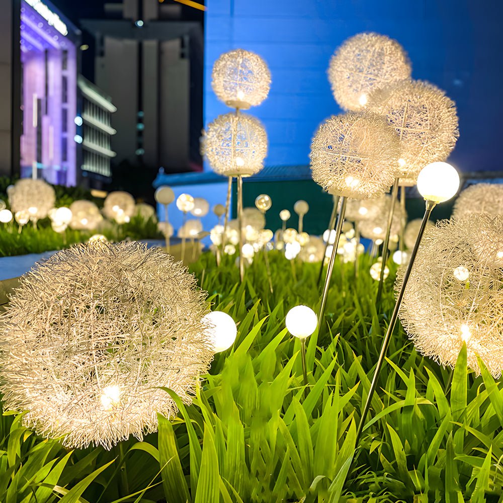 Wid Solar Dandelion LED Outdoor Pathway Light