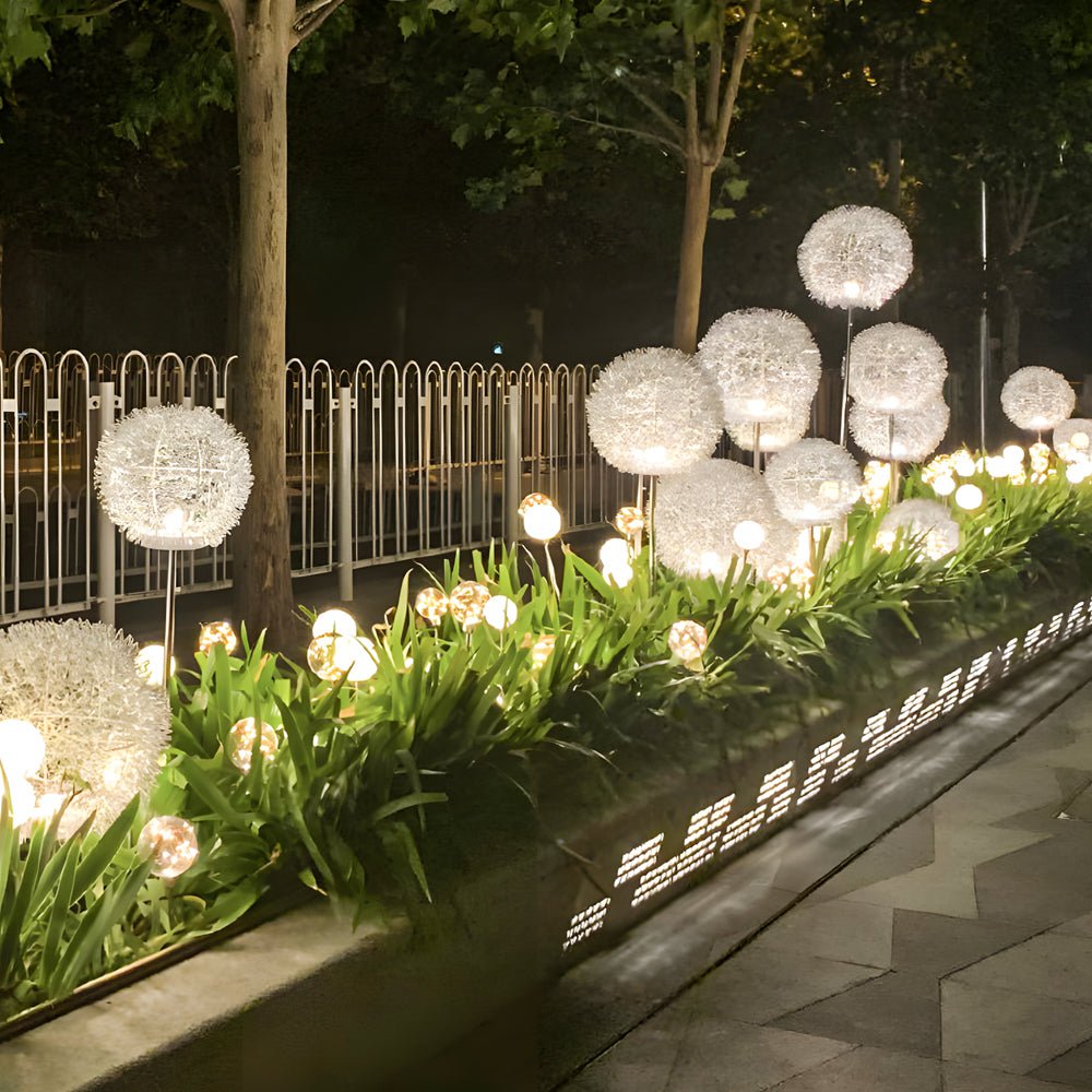 Wid Solar Dandelion LED Outdoor Pathway Light