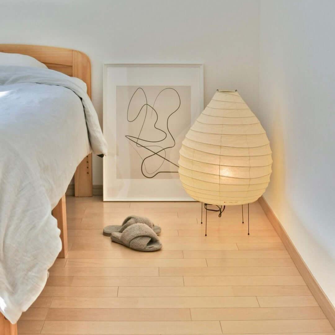 Marien Paper Table Lamp-Neutral Decor