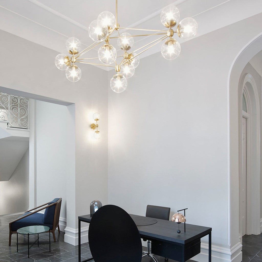 Possini Euro Gable Modo Chandelier-Neutral Decor