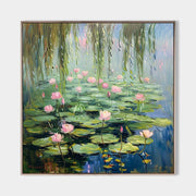 Wall Art Landscape Lotus Atmospheric Ripple - Neutralighting