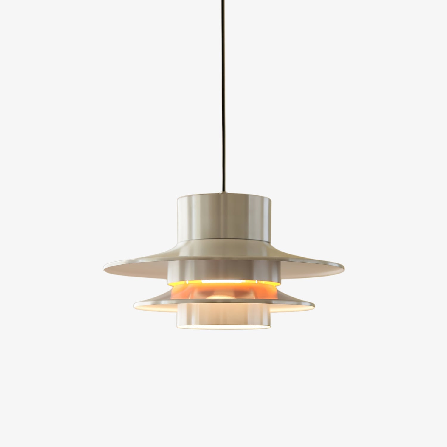 Ulux Chrome Pendant Light-Neutral Decor