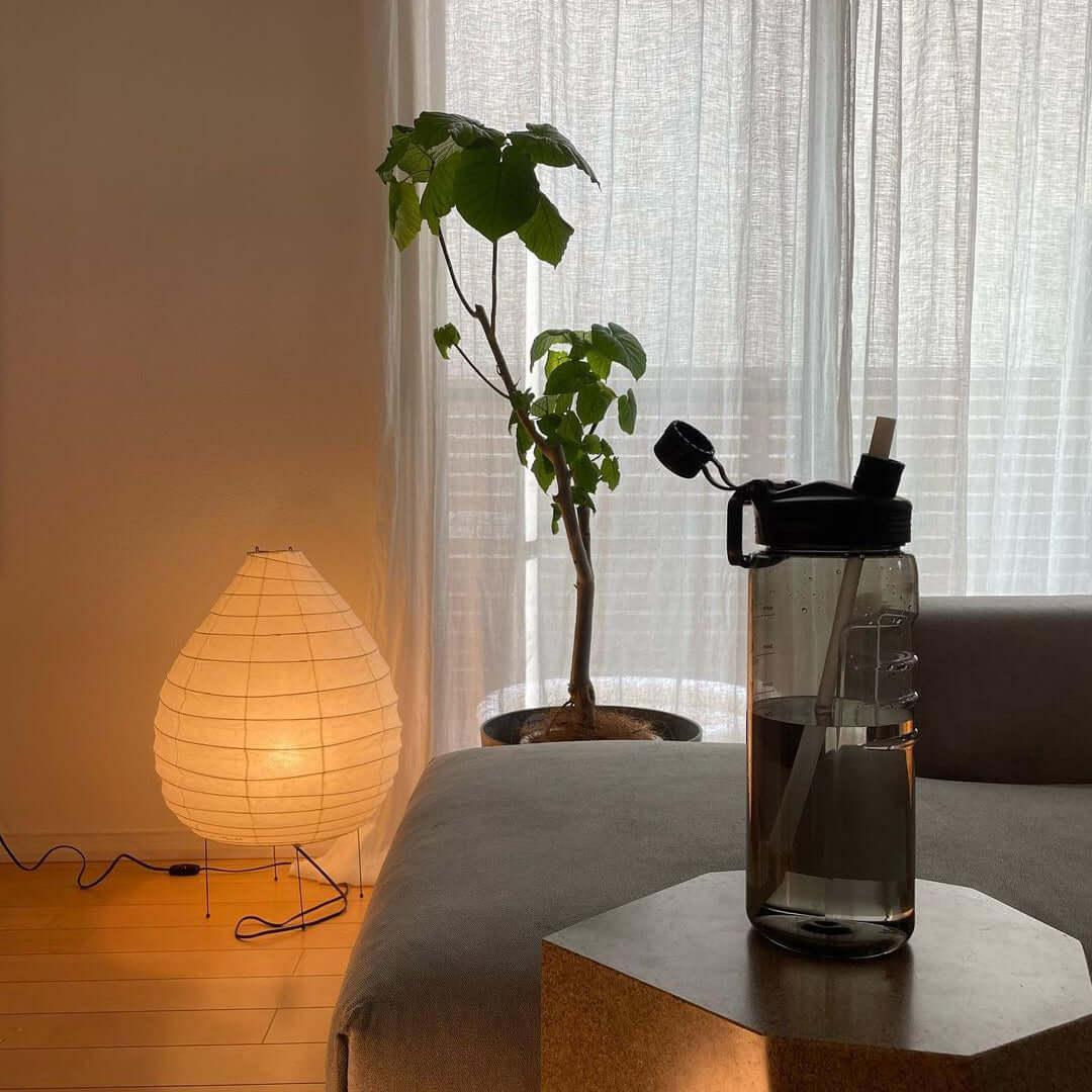 Marien Paper Table Lamp-Neutral Decor