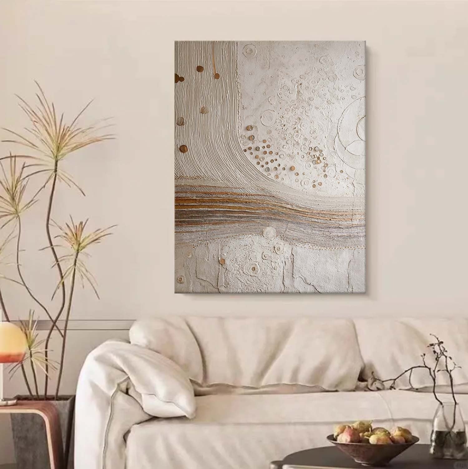 Wall Art Bohemian Wall Art Rustic Abstract - Neutralighting