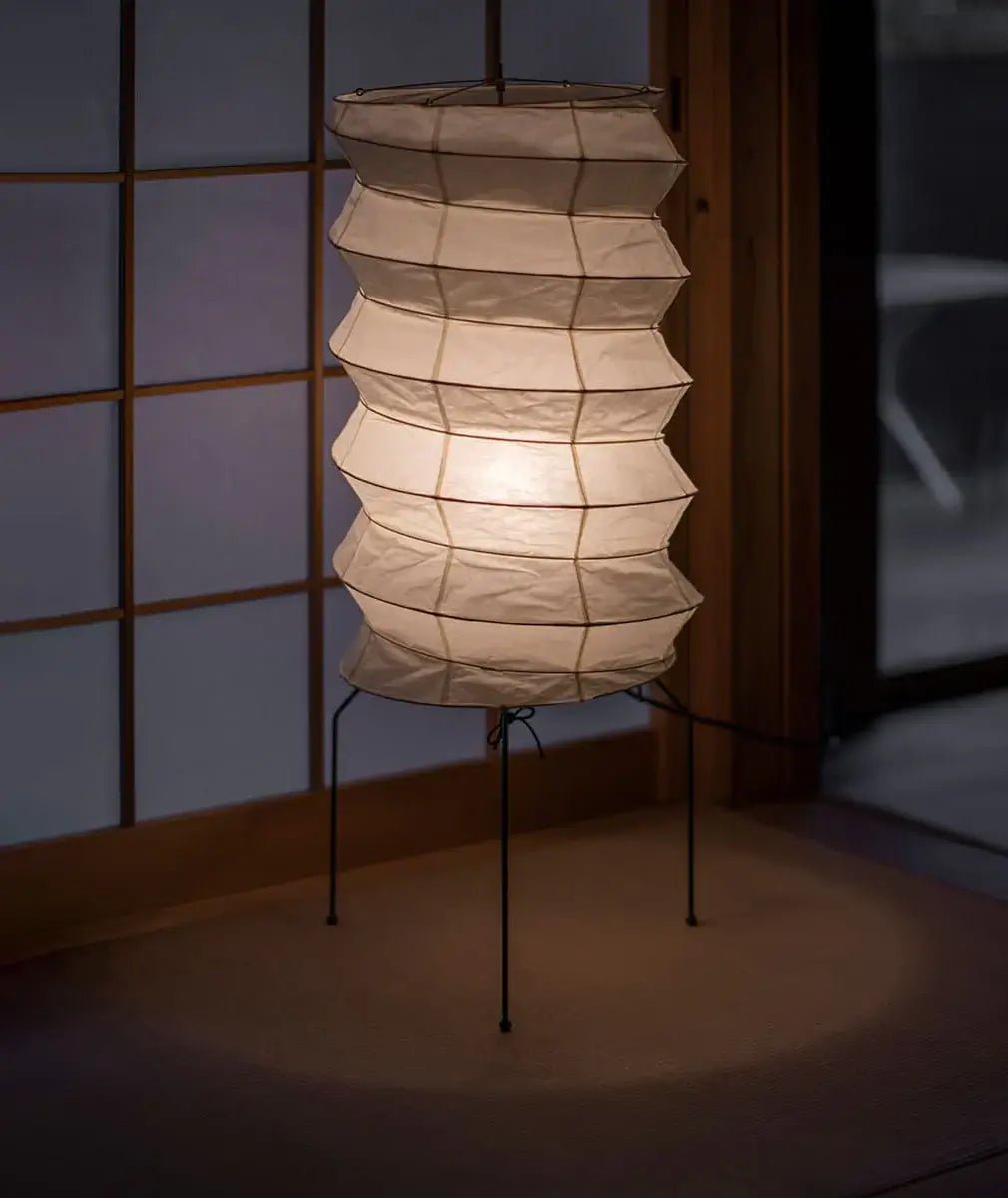 Felrn Minimalist Rice Paper Floor Lamp-Neutral Decor