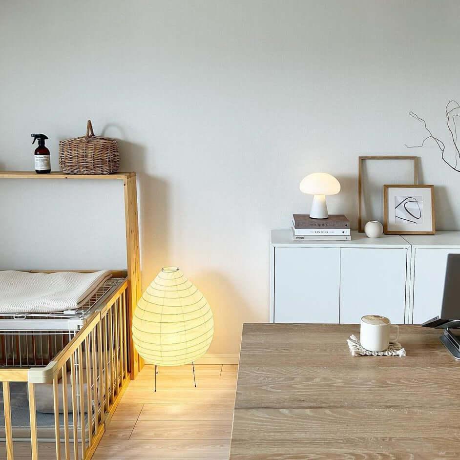 Marien Paper Table Lamp-Neutral Decor