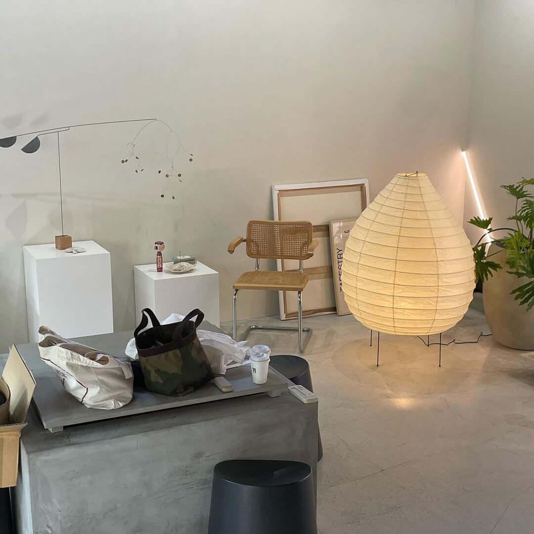 Marien Paper Table Lamp-Neutral Decor