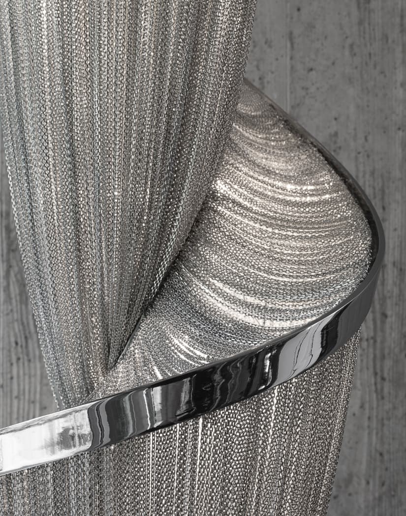 Twilight Spiral Chain Chandelier-Neutral Decor