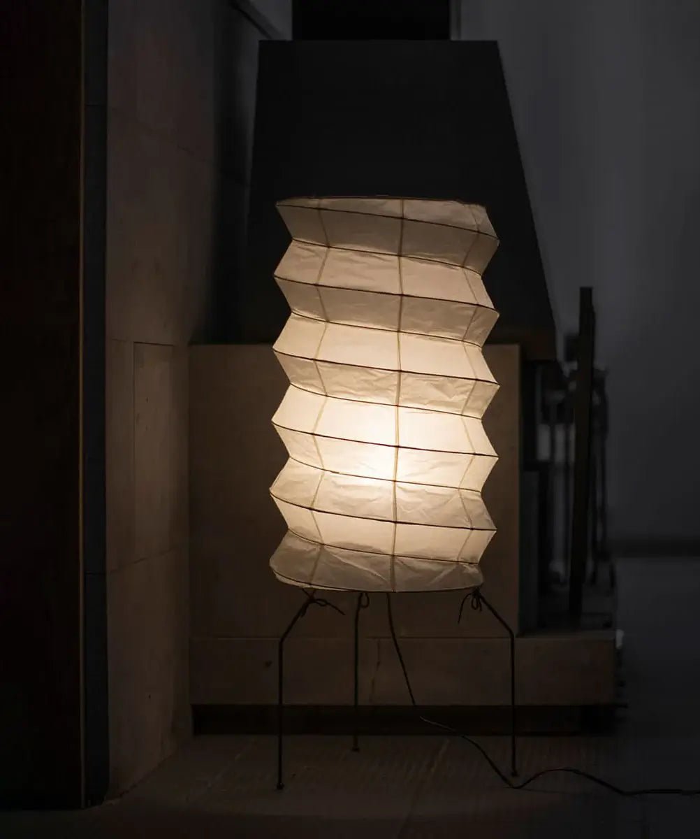 Felrn Minimalist Rice Paper Floor Lamp-Neutral Decor