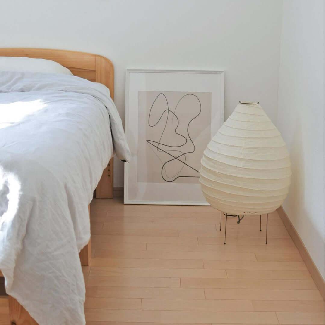 Marien Paper Table Lamp-Neutral Decor