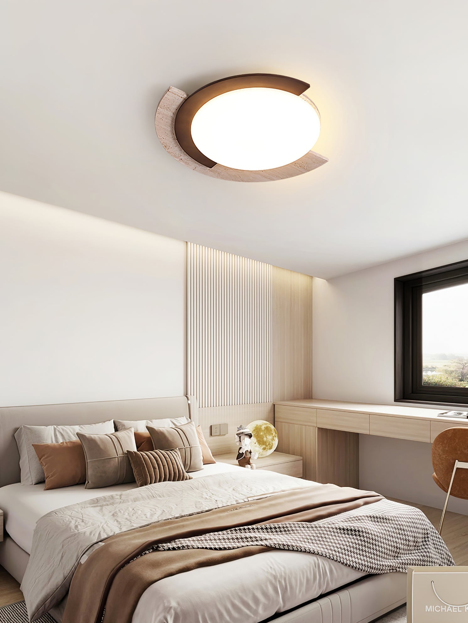 Rixlen Ceiling Lamp-Neutral Decor