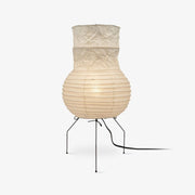 Brandy Vintage Paper Table Lamp-Neutral Decor
