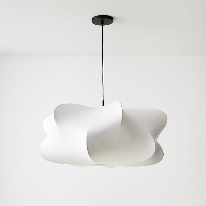 Luxe Silk Contemporary Pendant Light-Neutral Decor
