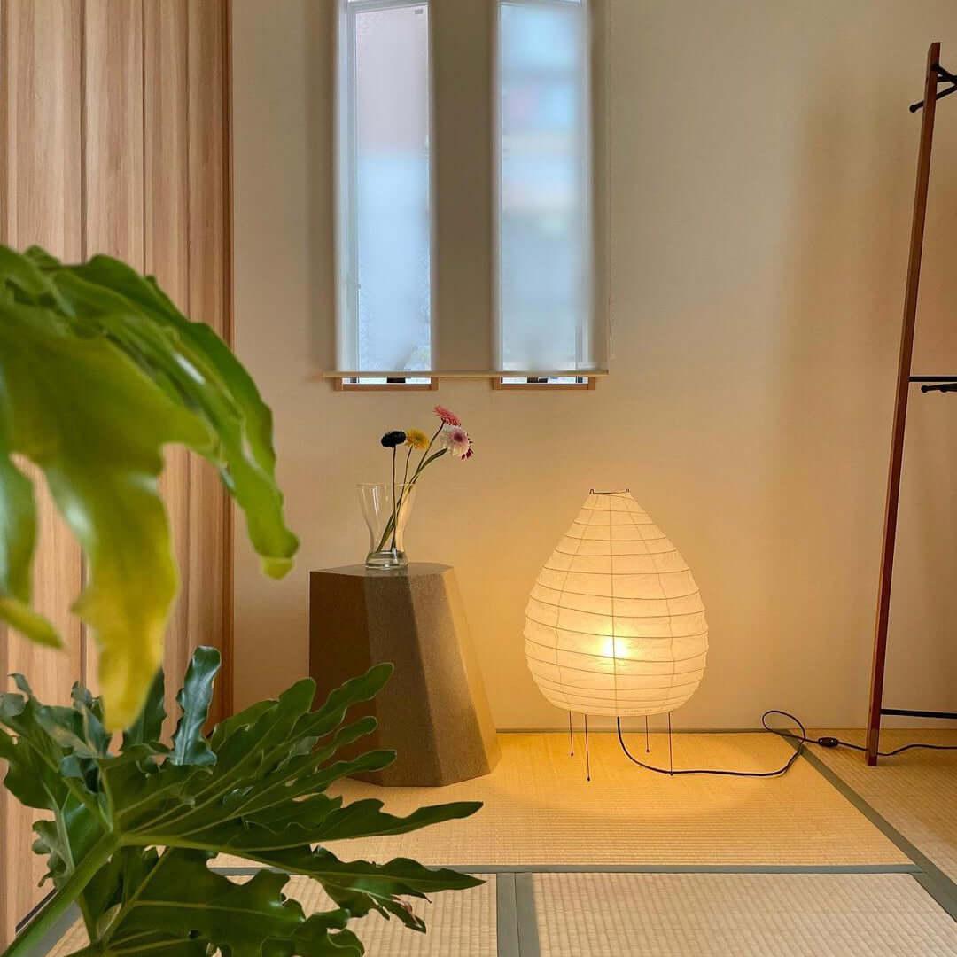 Marien Paper Table Lamp-Neutral Decor