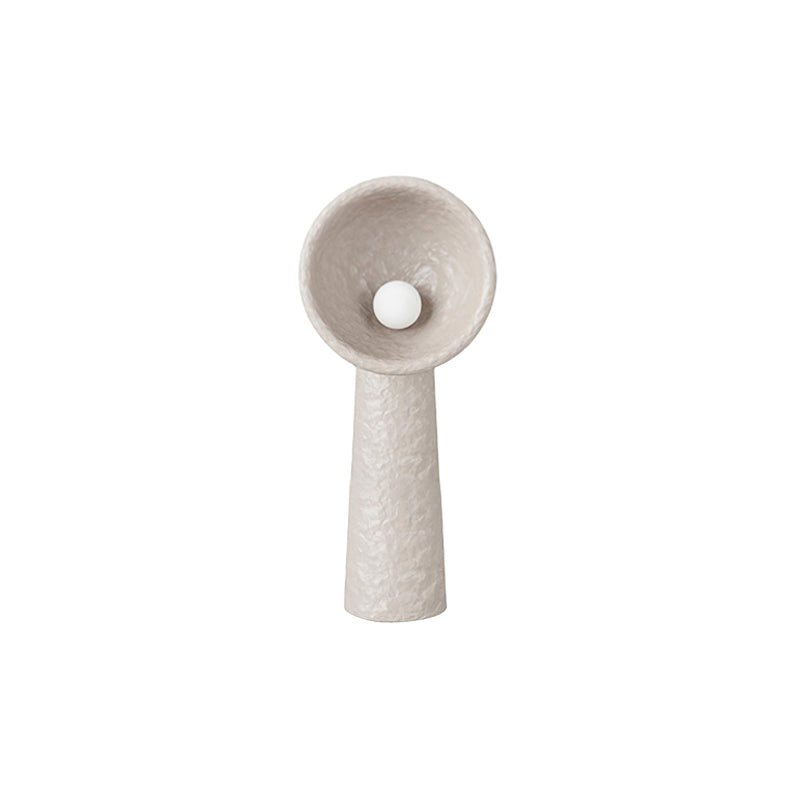 Ernionis Textured Ceramic Floor Lamp-Neutral Decor