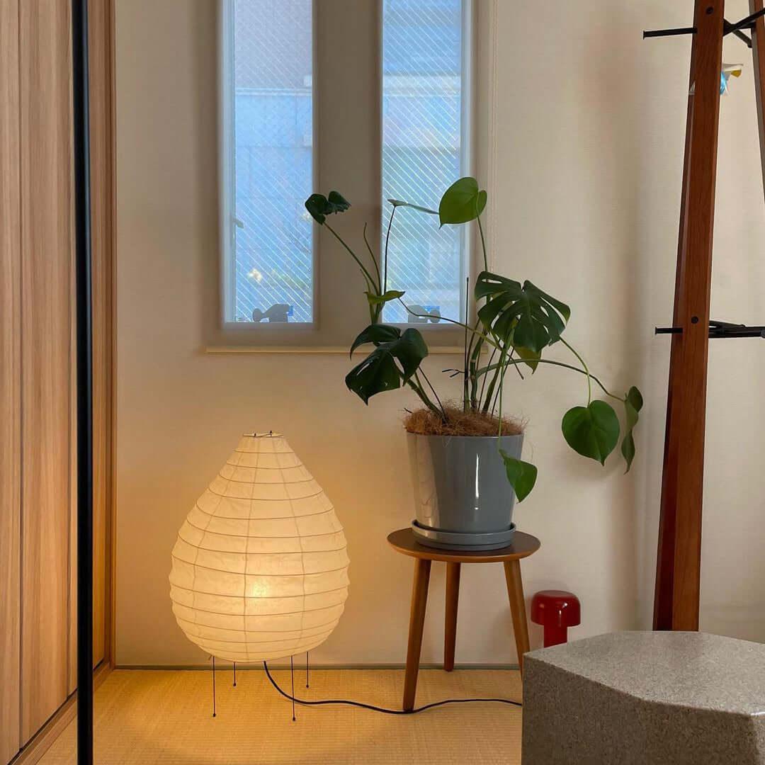 Marien Paper Table Lamp-Neutral Decor