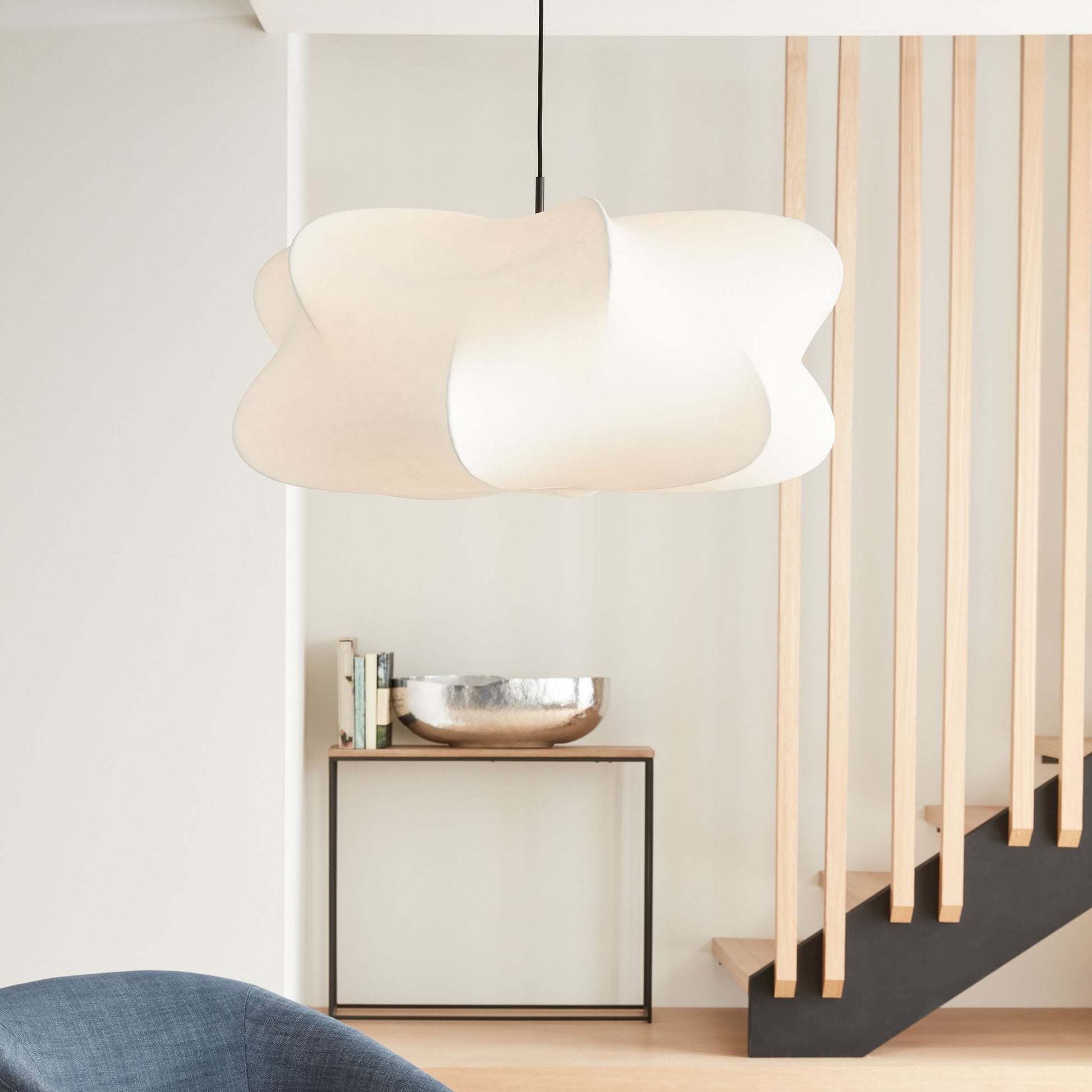 Luxe Silk Contemporary Pendant Light-Neutral Decor