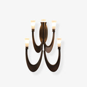 Metropolis Grand Alabaster Sconce-Neutral Decor