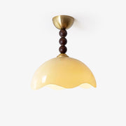 Syraeia Nordic Art Coral Glass Ceiling Lamp-Neutral Decor