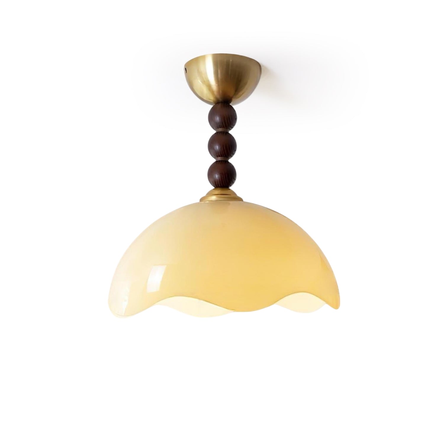 Syraeia Nordic Art Coral Glass Ceiling Lamp-Neutral Decor
